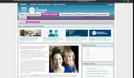 
							         Portals and Topics - The Knowledge Network - NHS Scotland								  
							    