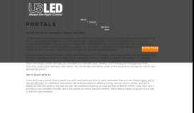 
							         Portals: CustomerLink, VendorLink, EmployeeLink - US LED								  
							    