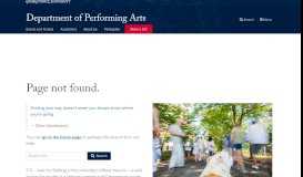 
							         Portals | Department of Performing Arts | Georgetown University								  
							    