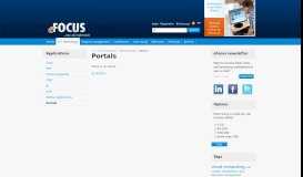 
							         Portals | eFOCUS - portal for knowledge economy and information ...								  
							    