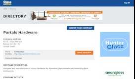
							         Portals Hardware | glassonweb.com								  
							    