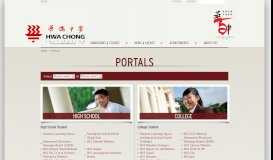 
							         Portals | Hwa Chong Institution								  
							    