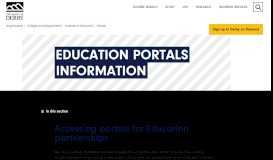 
							         Portals - Institute of Education - University of Derby								  
							    
