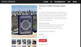 
							         PORTALS | Luxury Playing Cards - Michael Carbonaro								  
							    