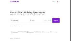 
							         Portals Nous Holiday Apartments - Apartum								  
							    