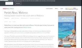 
							         Portals Nous, Mallorca | SeeMallorca.com								  
							    