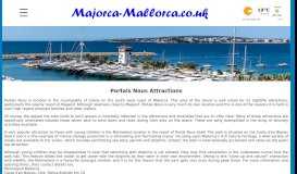 
							         Portals Nous Tourist Information and Travel Guide - Majorca								  
							    