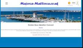 
							         Portals Nous Weather Forecast - Majorca								  
							    