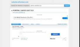 
							         portal.safefleet.eu at WI. Your Account - Login - Website Informer								  
							    