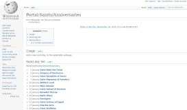 
							         Portal:Saints/Anniversaries - Wikipedia								  
							    