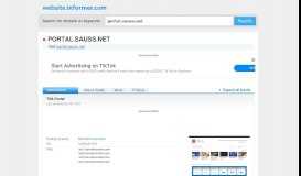 
							         portal.sauss.net at WI. SAUSS Portal – Applications and Resources for ...								  
							    