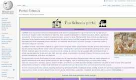 
							         Portal:Schools - Wikipedia								  
							    