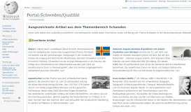 
							         Portal:Schweden/Qualität – Wikipedia								  
							    