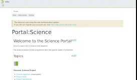 
							         Portal:Science - openSUSE Wiki								  
							    