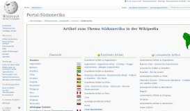 
							         Portal:Südamerika – Wikipedia								  
							    