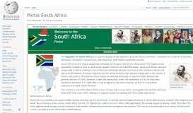 
							         Portal:South Africa - Wikipedia								  
							    