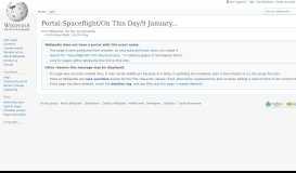
							         Portal:Spaceflight/On This Day/9 January - Wikipedia								  
							    