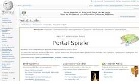 
							         Portal:Spiele – Wikipedia								  
							    