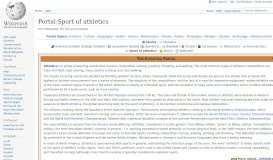 
							         Portal:Sport of athletics - Wikipedia								  
							    