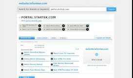 
							         portal.startek.com at Website Informer. Visit Portal Startek.								  
							    
