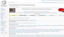 
							         Portal:Studentenverbindung/Wartung – Wikipedia								  
							    