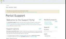 
							         Portal:Support - openSUSE Wiki								  
							    