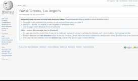 
							         Portal:Tarzana, Los Angeles - Wikipedia								  
							    