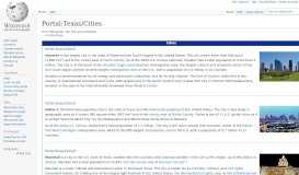
							         Portal:Texas/Cities - Wikipedia								  
							    