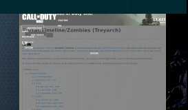 
							         Portal:Timeline/Zombies (Treyarch) | Call of Duty Wiki | FANDOM ...								  
							    