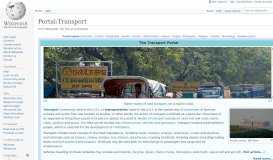 
							         Portal:Transport - Wikipedia								  
							    