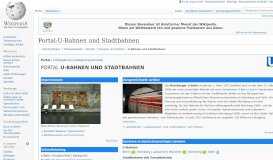 
							         Portal:U-Bahnen und Stadtbahnen – Wikipedia								  
							    