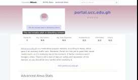 
							         Portal.ucc.edu.gh website. University of Cape Coast | Student ...								  
							    