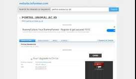 
							         portal.unimal.ac.id at WI. Portal Akademik - Website Informer								  
							    
