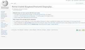 
							         Portal:United Kingdom/Featured biography - Wikipedia								  
							    