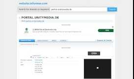
							         portal.unitymedia.de at WI. Renaissance - Website Informer								  
							    