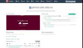 
							         portal.utec.edu.sv - urlscan.io								  
							    
