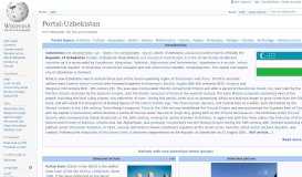 
							         Portal:Uzbekistan - Wikipedia								  
							    