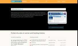 
							         Portal.vhu.edu.vn server and hosting history								  
							    