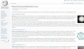 
							         Portal:Viruses/Selected virus - Wikipedia								  
							    