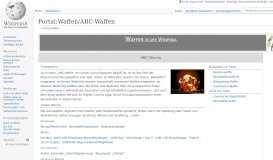
							         Portal:Waffen/ABC-Waffen – Wikipedia								  
							    