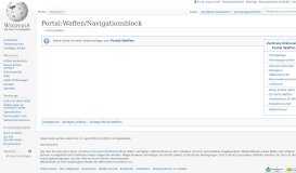 
							         Portal:Waffen/Navigationsblock – Wikipedia								  
							    