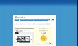 
							         portal.websprix.com website worth, domain value and website traffic								  
							    