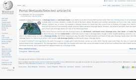 
							         Portal:Wetlands/Selected article/14 - Wikipedia								  
							    