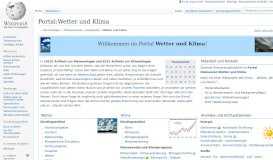 
							         Portal:Wetter und Klima – Wikipedia								  
							    
