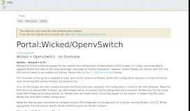 
							         Portal:Wicked/OpenvSwitch - openSUSE Wiki								  
							    