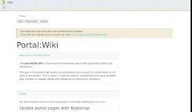 
							         Portal:Wiki – openSUSE Wiki								  
							    