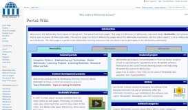 
							         Portal:Wiki - Wikiversity								  
							    
