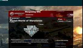 
							         Portal:World of Warplanes | Wargaming Wiki | FANDOM powered by ...								  
							    