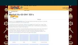 
							         Portal:Yu-Gi-Oh! 5D's - Yugioh Wikia - Fandom								  
							    