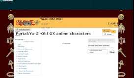 
							         Portal:Yu-Gi-Oh! GX anime characters - Yu-Gi-Oh! Wikia - Fandom								  
							    